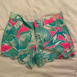 Lilly Pulitzer Scallop Shorts